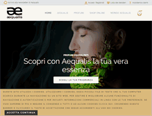 Tablet Screenshot of aequalis.com